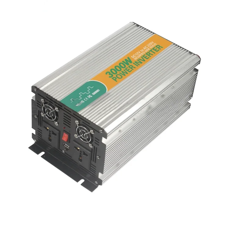 MINGCH high quality dc to ac inverter 12v 220v 3000w High Frequency Micro Hybrid Modified Sine Wave Power 3kva Inverter