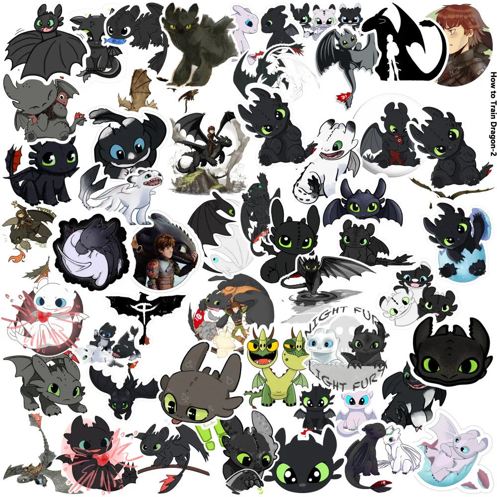 Cute Fantasy Dragon Animal Waterproof Stickers DIY Decals for Phone Case Laptop Water Bottle Scrapbook Journal Decor