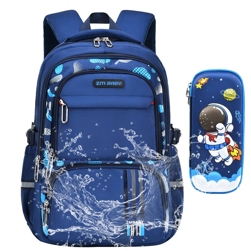 

Elementary Student Backpack Set Boys Large School Backpack Big Hard Pencil Cases School Luminous Mochilas Backpack