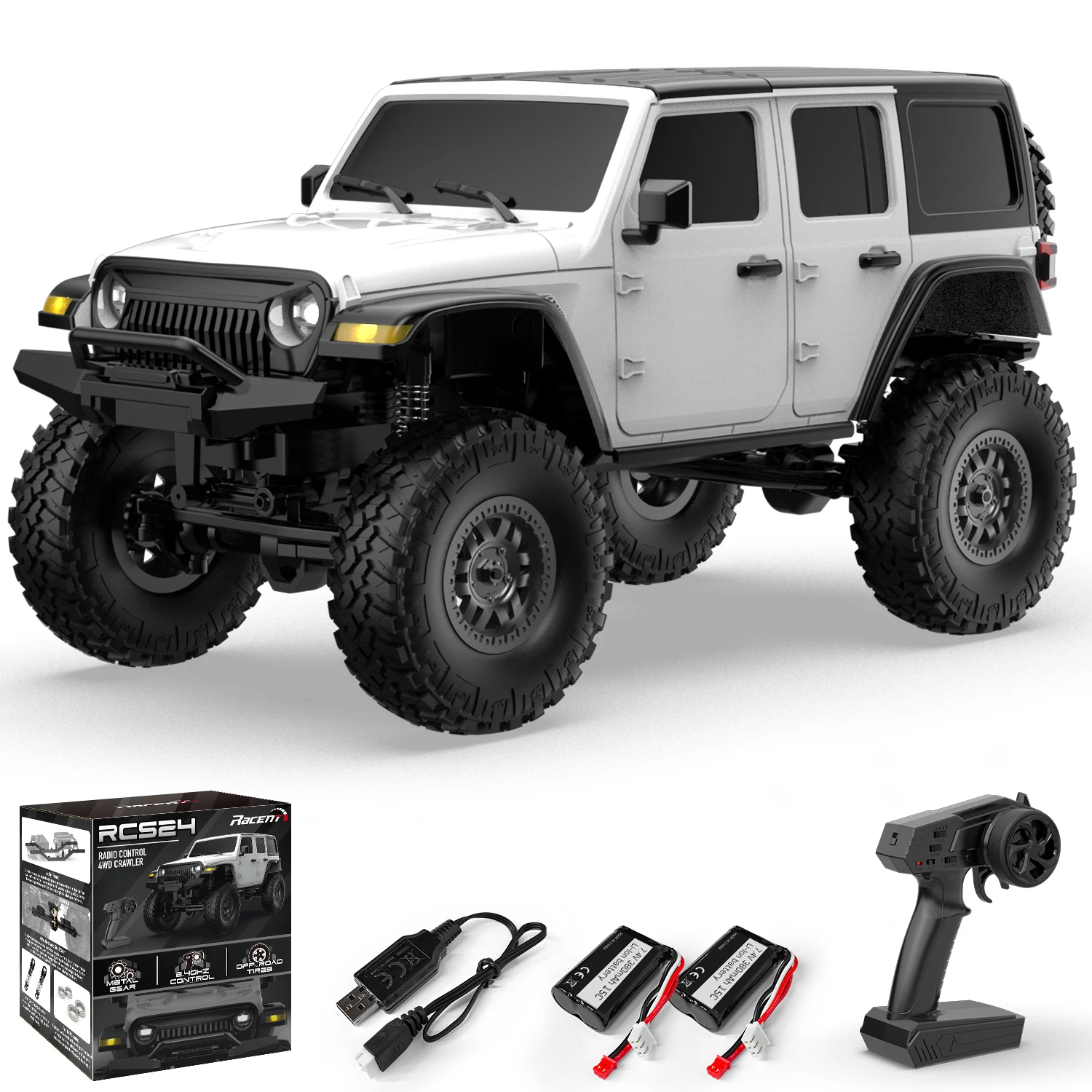 Rc Hobby Pro - RACENT 1/24 Camion tout-terrain RC de