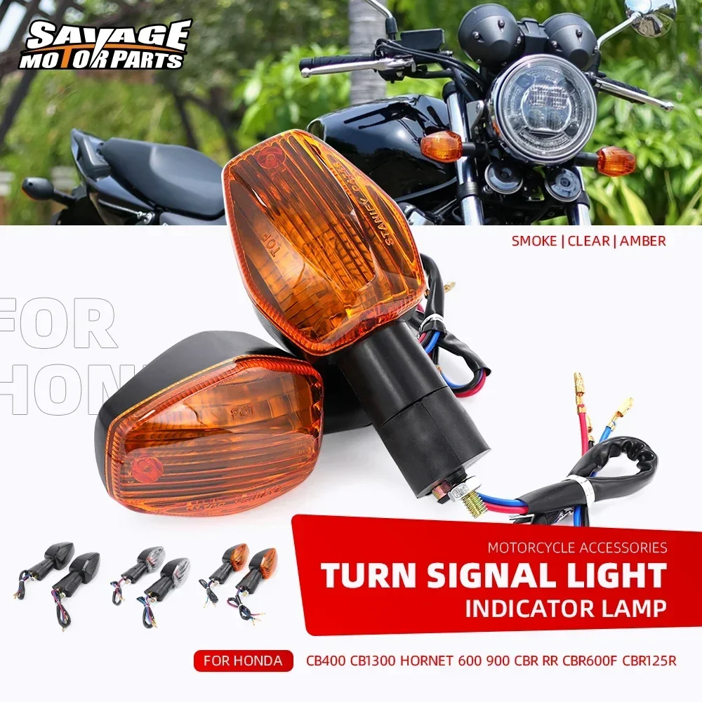 Motorcycle Turn Signal Light For HONDA CB400 SF CB 1300 600 900 HORNET CBR RR 1100XX 600F CBR125R Flasher Indicator Accessories