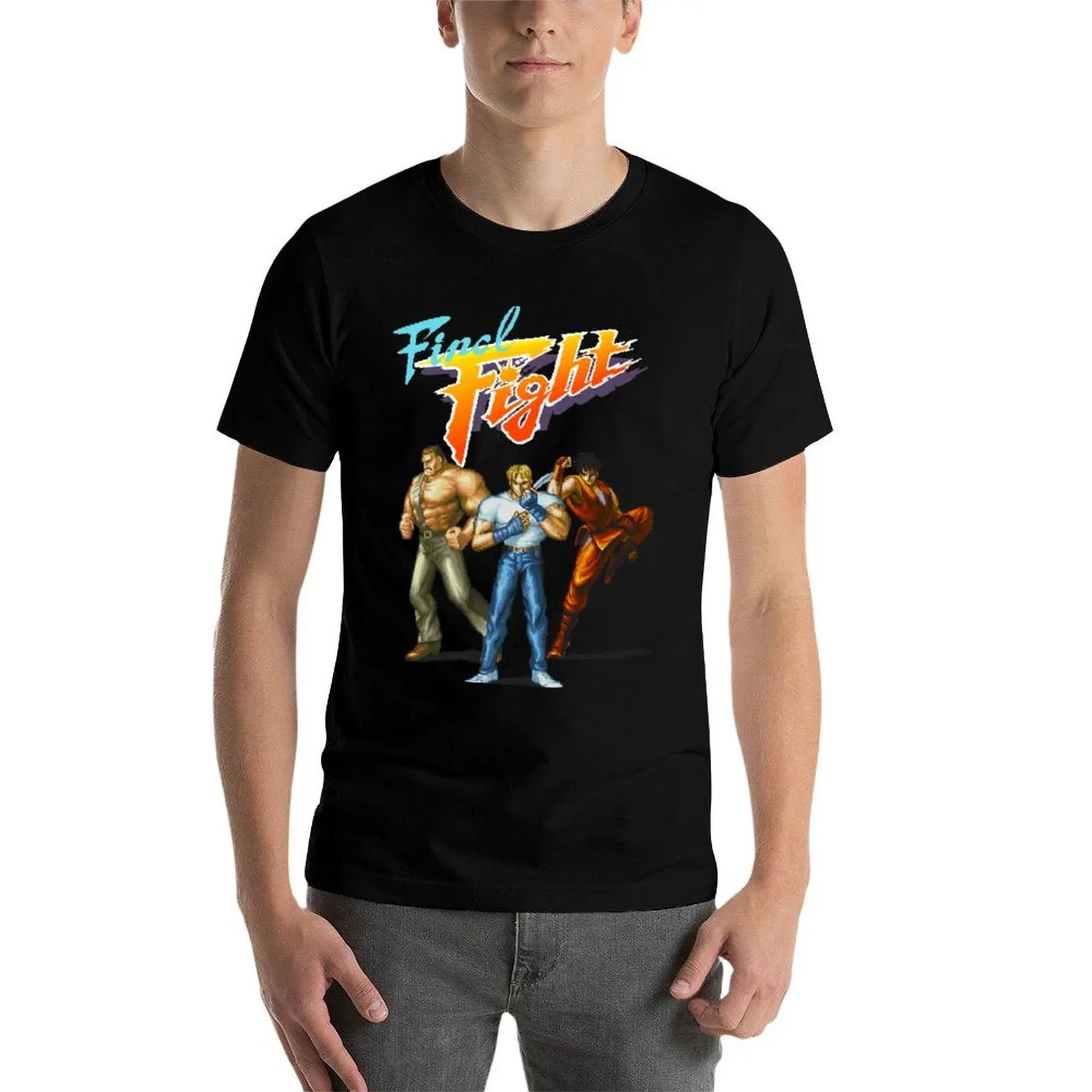 

FINAL FIGHT CD T-Shirt man t shirt luxury t shirts with prints T-Shirt