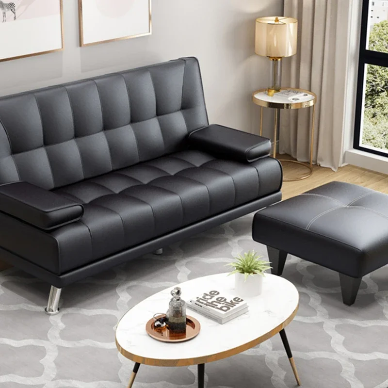 Black Recliner Office Sofa Hall Single Negotiations Commerce Simplicity Couches Modern Guests Sofa Seccional Luxury Furniture