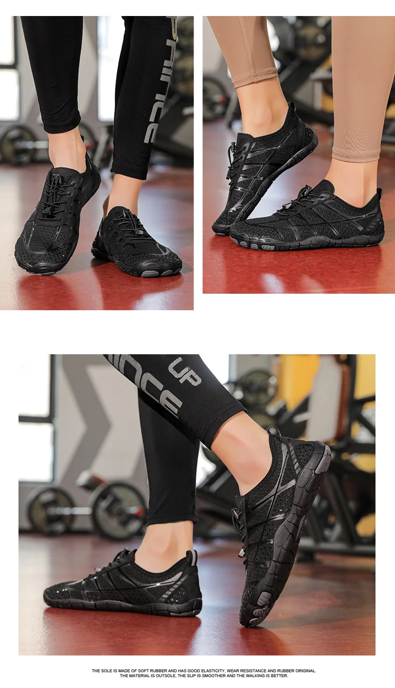 Men Women Wading Shoes Beach Swimming Shoes Outdoor Barefoot Quick-Drying Upstream Shoes Water Sports Diving Fitness Sports Shoe
