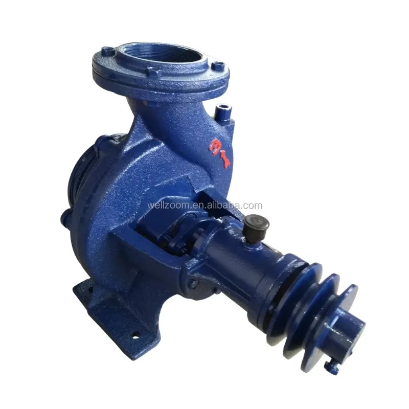 Diameter low pressure progressive cavity pump for agricultural irrigation, diesel engine power source, agricultural use