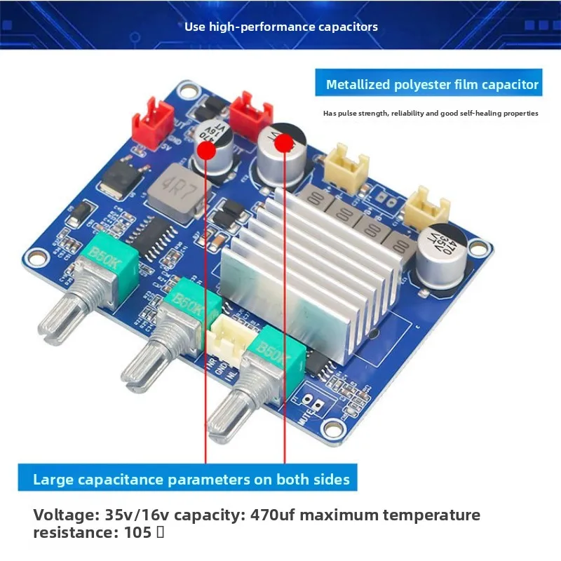 SOTAMIA TPA3116 الصوت مكبر كهربائي مجلس ثنائي القناة 50 واط * 2 عالية الطاقة عالية الدقة وحدة الصوت DC12 15 فولت صندوق الصوت