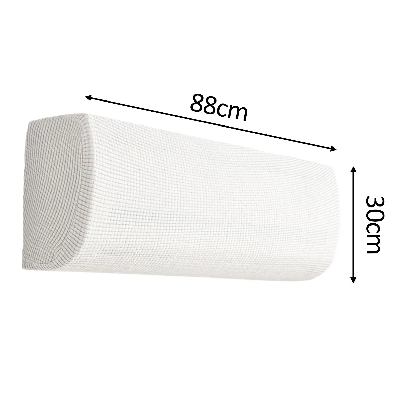 Air Conditioner Cover Home Decor Household Easy Cleaning Cover Solid Color Classic Elastic Dust Cover for Wall Mounted Units