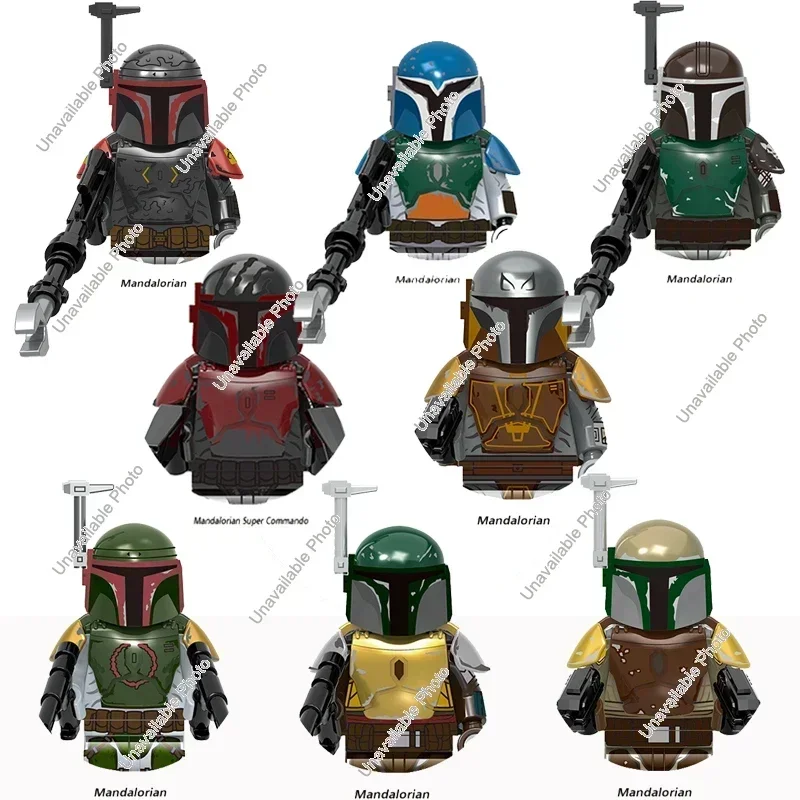 Hot Toys New Mandalorian Star Wars Dath Vader Mandalorian Super Commando Clone soldiers Commander fox Bricks Figures Toys Dolls