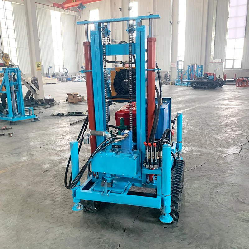 Self Propelled Crawler Water Well Drill For Geothermal Borehole Work With Fast Site Positioning Heavy Equipment Factory Supply