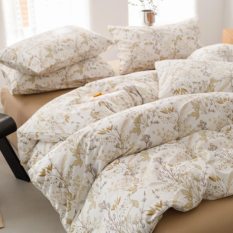 Bonenjoy Duvet Cover Pure Cotton Bed Cover Girls Boys Comforter Covers 이불커버 Single/Double/Queen Size Quilt Cover (No Pillowcase)