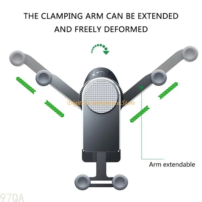 

97QA Adjustable Car Phone Holder Universal Car Phone Stand Car Smartphone Brackets