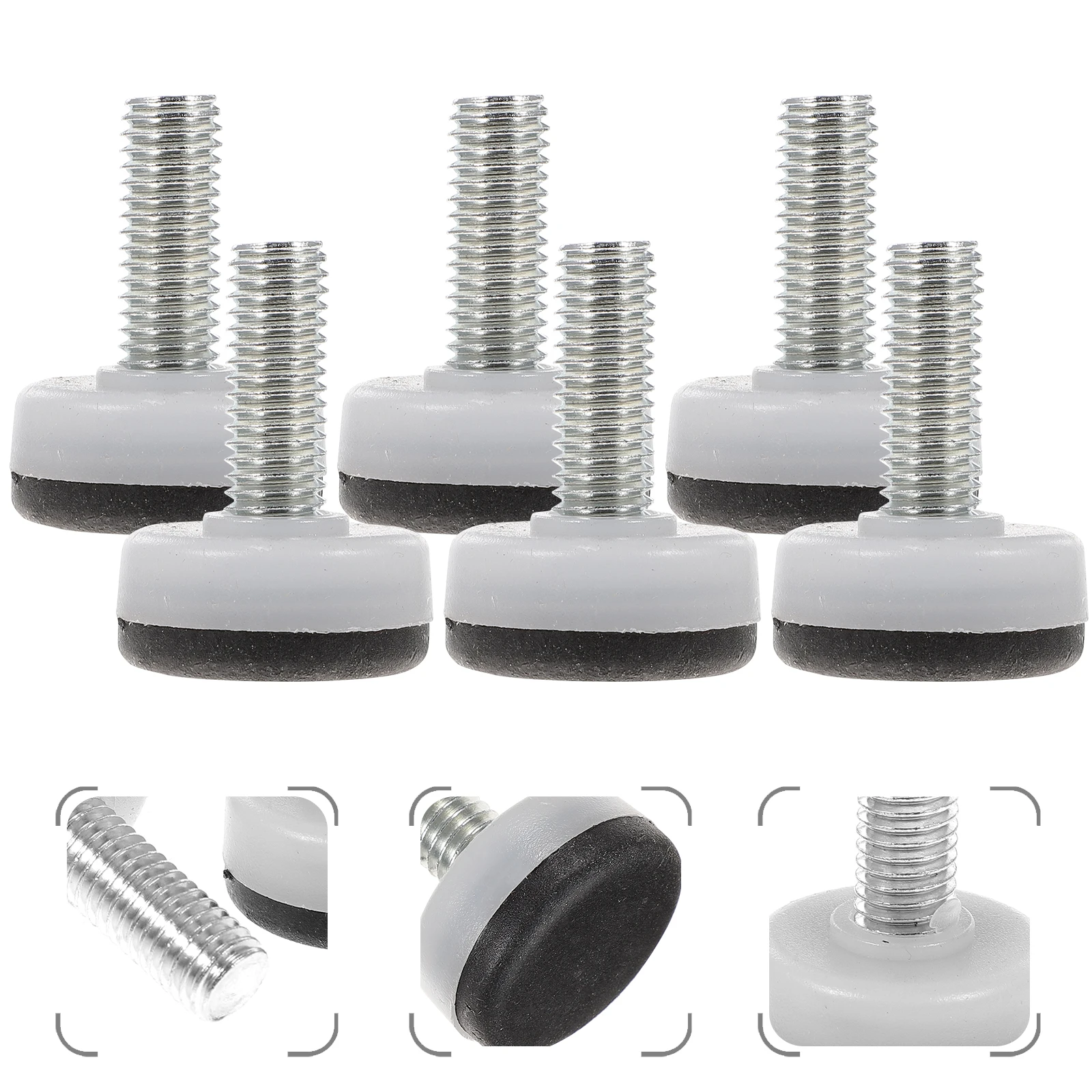 

30pcs Furniture Feet Levelers Heavy Duty Table Chair Adjustable Risers Desk Legs Extenders Stabilizers Non Slip ABS Iron