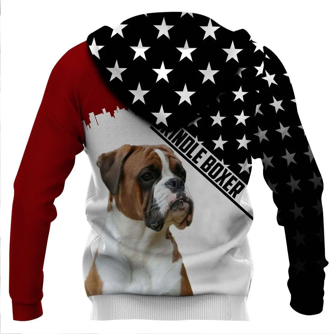 Boxer/Pitbull/Boston Terrier 3d Bedrukte Hoodies Dames Voor Heren Truien Street Trainingspak Liefde Hond Cadeau