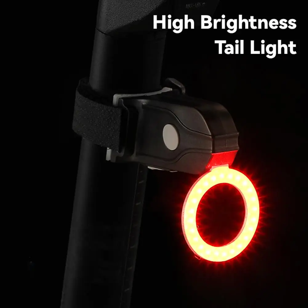 

Taillight Smart Brake Sensing Light Waterproof USB Rechargeable Led Flash Tail Rear Lights For MTB Seatpost Bike Accessorie A9C8