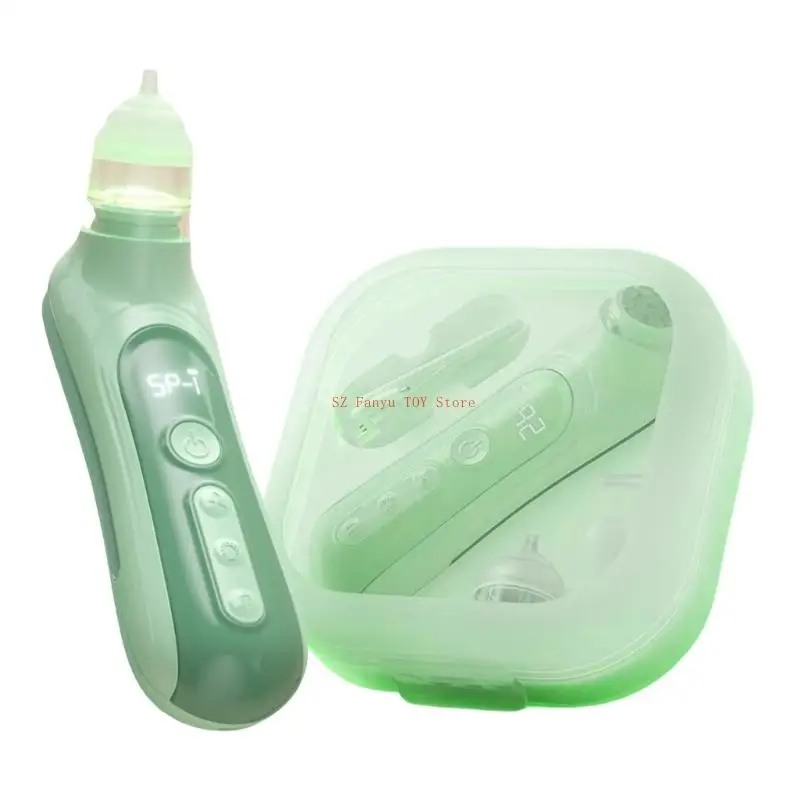 96GC آلة مصاصة أنف الأطفال المحمولة منظف الأنف مع قوة شفط قابلة للتعديل وشحن USB للمنزل والسفر #5