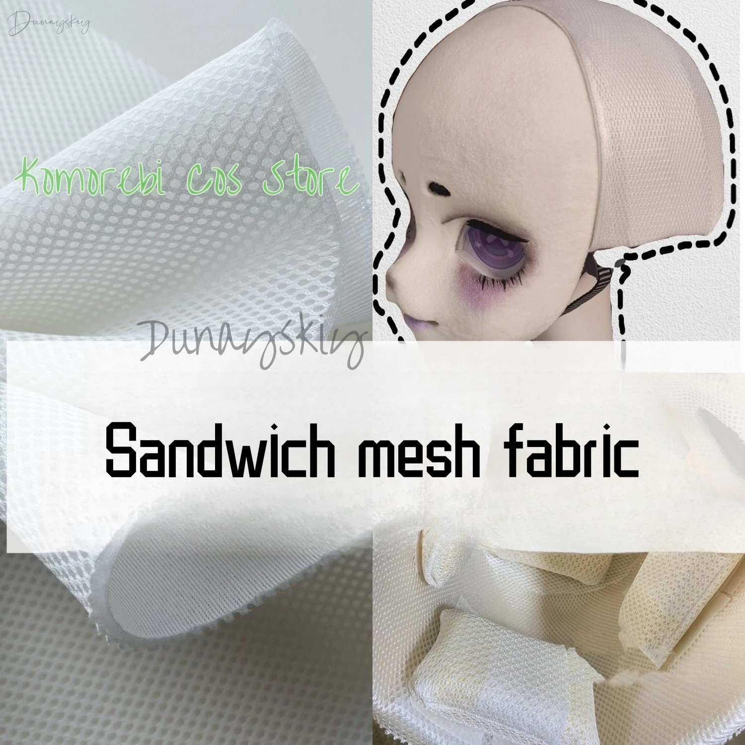 Fursuit Kigurumi Skull Mask Helmet Anime Head Base Skull Liner Headwear Cosplay DIY Accessories Cosplay Back of Head Roleplay - view 4