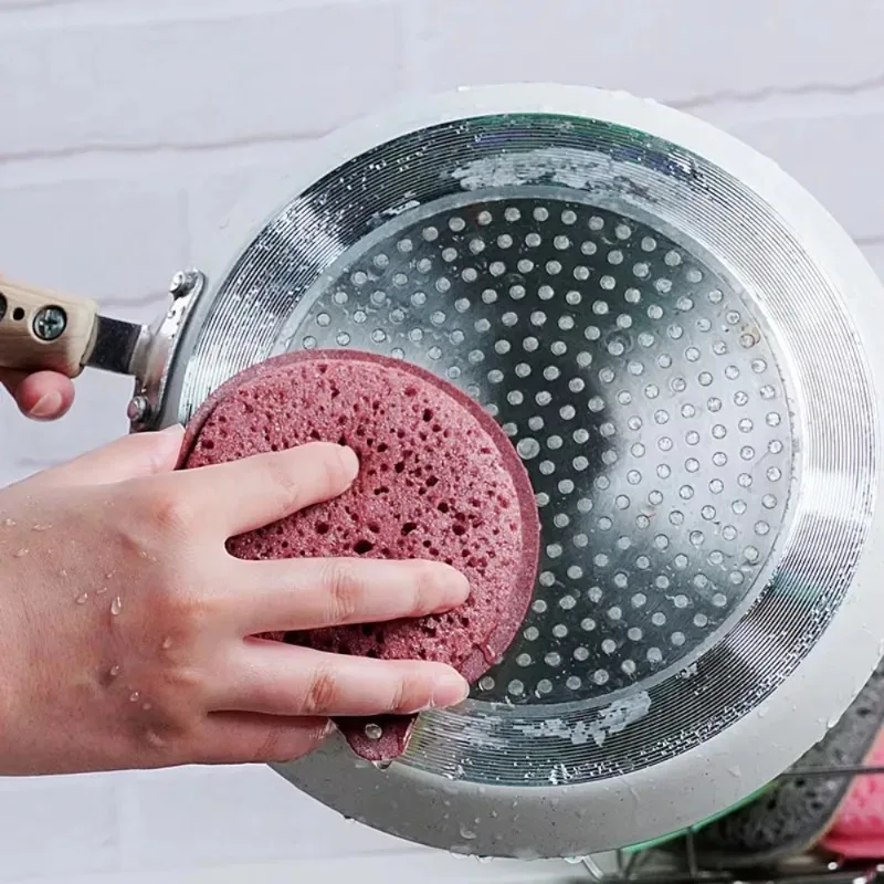 تنظيف المطبخ، غسل الأطباق، كتل إسفنجية للأعشاب البحرية، إسفنجة شمع لغسيل السيارات مع قطعة واحدة ممحاة إسفنجية عالية الكثافة