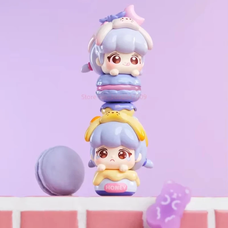 

Nai Bao Meow Kawaii Healing Cat Doll Soft Vinyl Figure Tea Party Series Blind Box Cute Desk Decor For Women Collectible Toy
