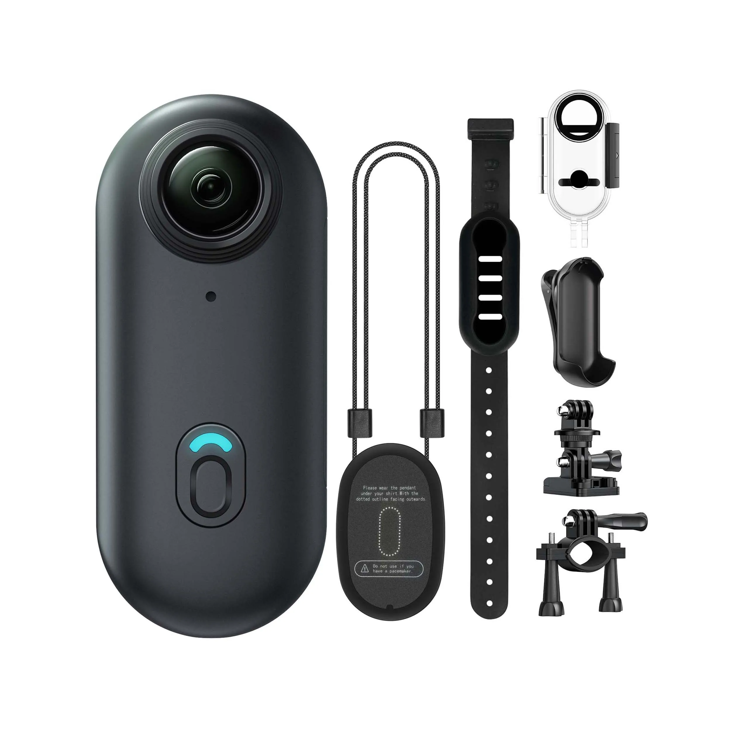 4K Mini WiFi-actiecamera Duim POV-camera Draagbare bodycam Draagbare sportcamera met waterdichte behuizing Fietsen Reizen