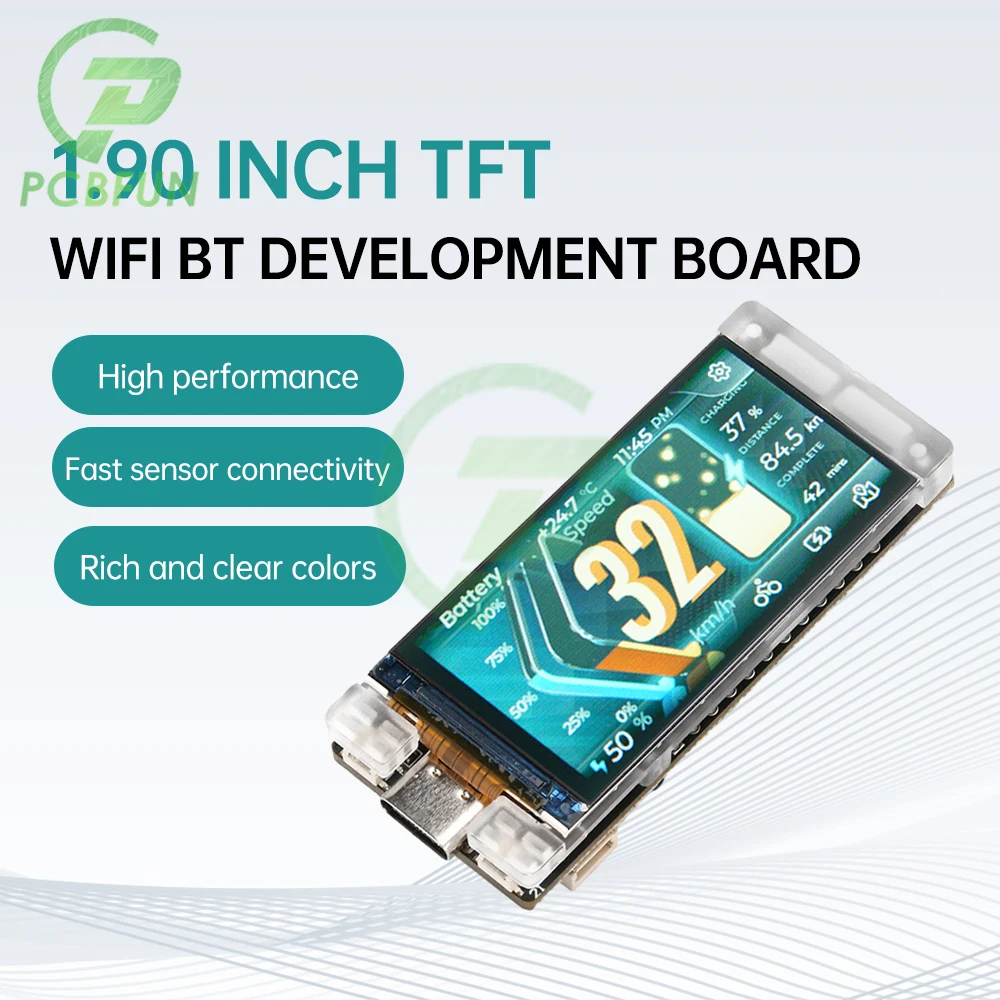 

Esp32-S3-R8 Lorawan Protocol Bt Wifi Development Board With 1.9-Inch Tft Ht-Vmt190 Development Board Module