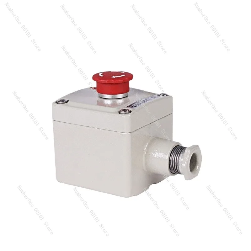 Explosion Proof Emergency Stop Button Waterproof Aluminum Switch Box Industrial Control Start Stop Button Safety Switch