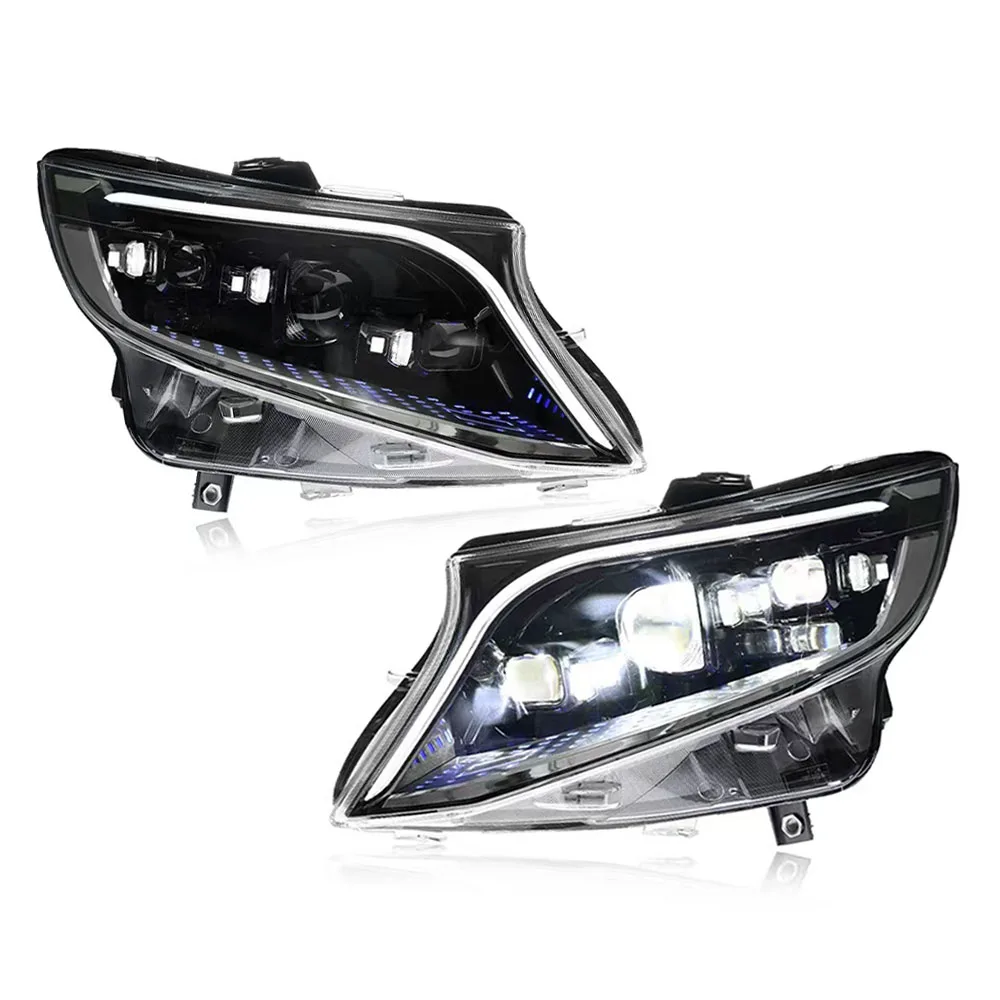 

New Styling for Mercedes-Benz Vito 2016-2023 Retrofit 2025 W447 LED Headlight Assembly LED Projector Lens Car Accessories