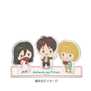 Anime Attack on Titan Levi Ackerman Eren Jaeger Armin Arlert Mikasa·Ackerman Cosplay Acrylic Q Version Standing Sign Halloween