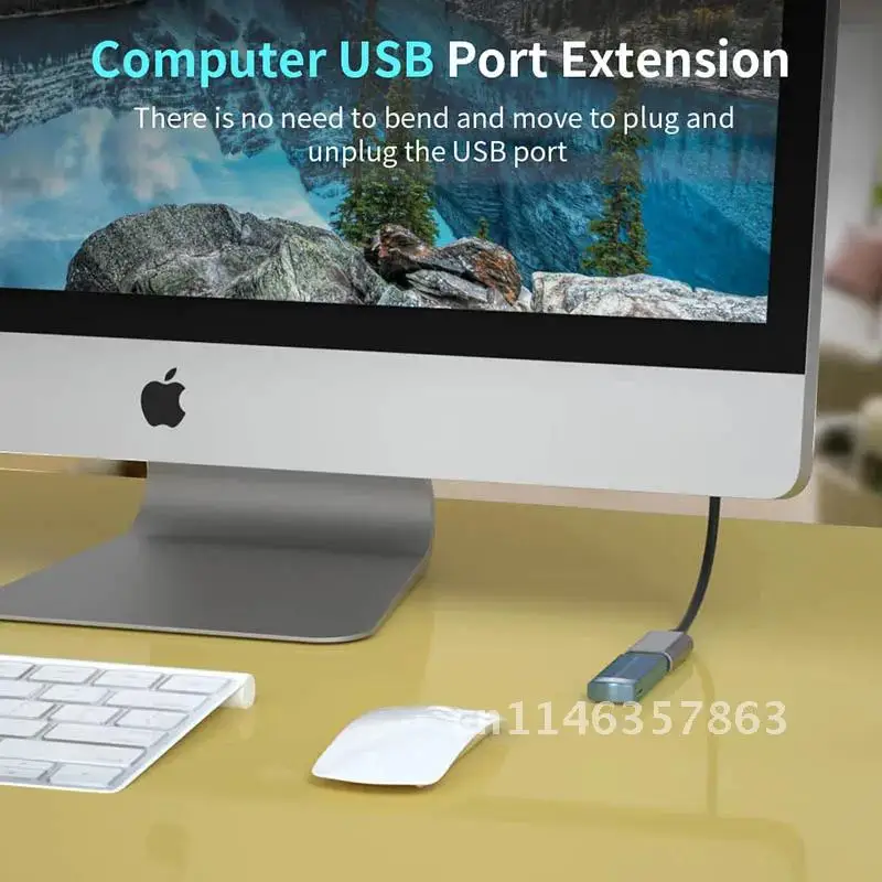 สายเคเบิล USB 3.0ตัวผู้เป็นตัวเมีย5Gbps ทองแดงทั้งหมด9 Core การส่งข้อมูลอะแดปเตอร์ขยาย OTG สำหรับพีซีหม้อน้ำลำโพงฮาร์ดดิสก์