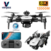 S2S Drone 8K HD Dual Camera Obstacle Avoidance RC Brushless Motor Helicopter Professional Foldable Quadcopter Toy gift for boys