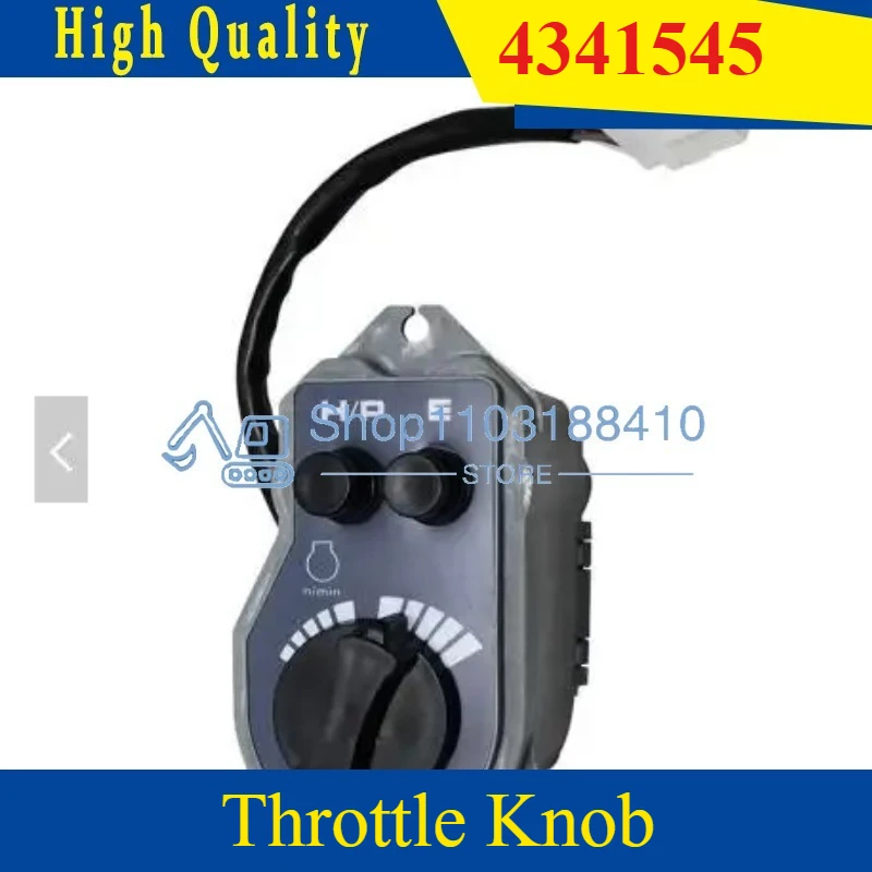 

4341545 4341154 EAXCAVATOR Throttle Knob for Hitachi EX200-5 excavator spare parts solenoid motor EX120-5 EX300-5 EX400-5 DIGGER