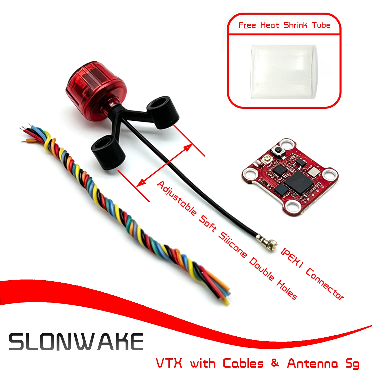 SLONWAKE 5.8G modülü 400mW VTX - Drone Racing Receiver incelemesi ve fiyatı