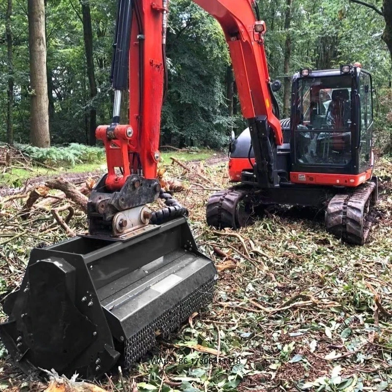 900mm Remote Controlled Lawn Mower Excavator Flail Mower