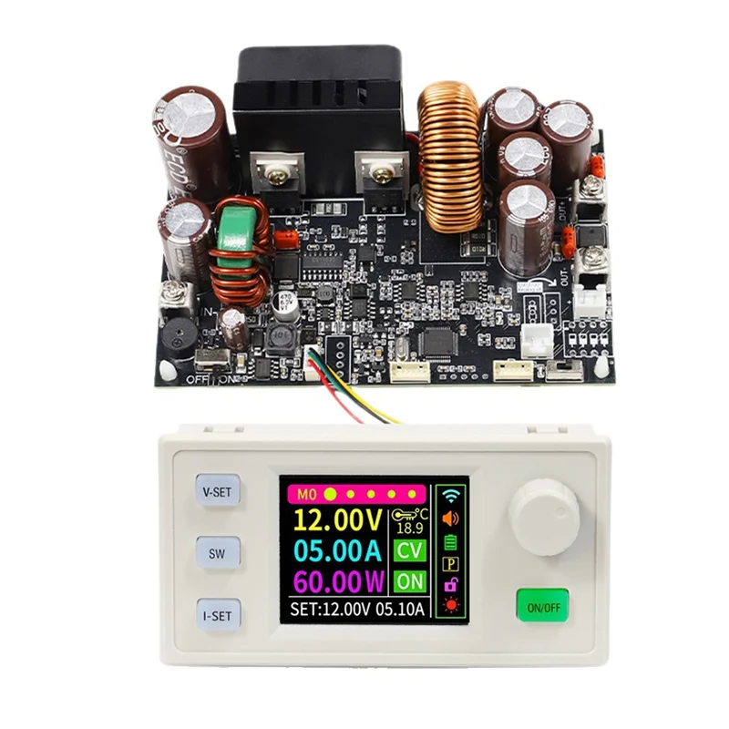 

【Нежный дизайн】XY7025S Понижающий преобразователь постоянного тока с ЧПУ 25 А 1750 Вт Лабораторный регулятор мощности Мод для зарядки постоянного напряжения и тока