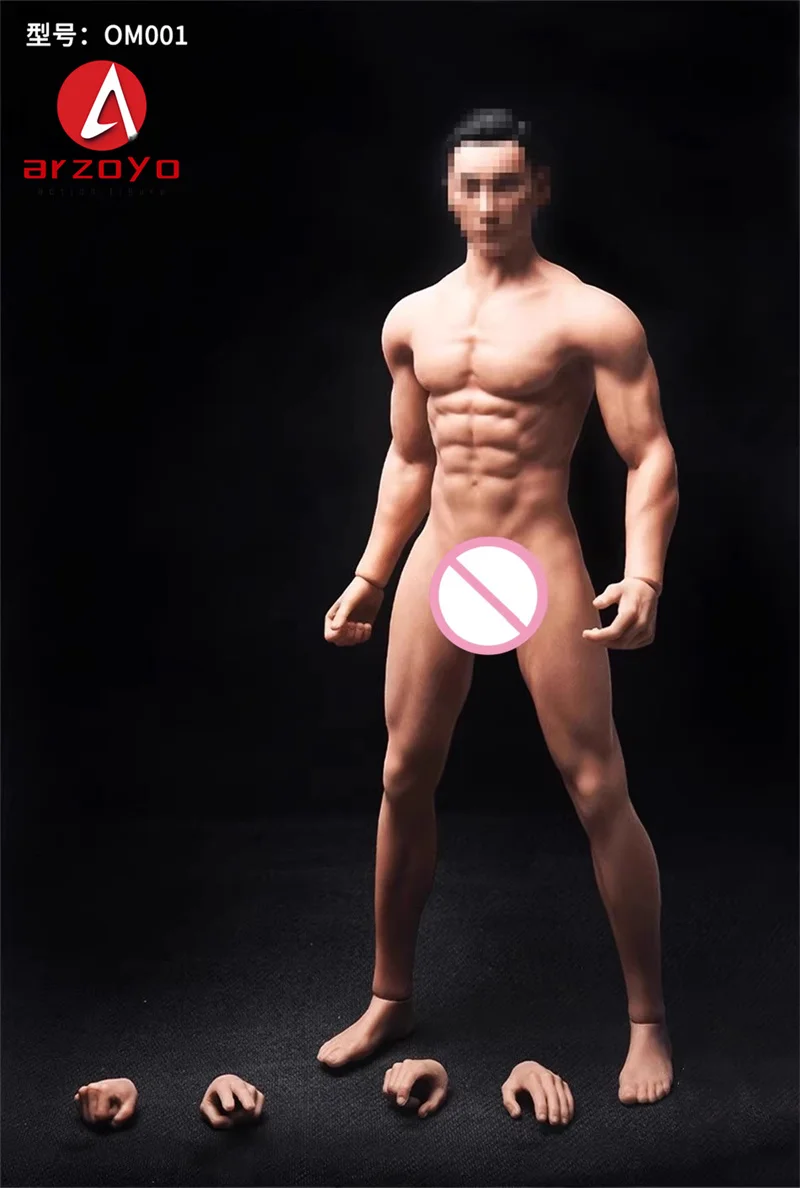 In Stock OCTPLY OM001 1/6 Scale Steel Stainless Skeleton body Super Flexible seamless Muscle Male Figure Body Doll