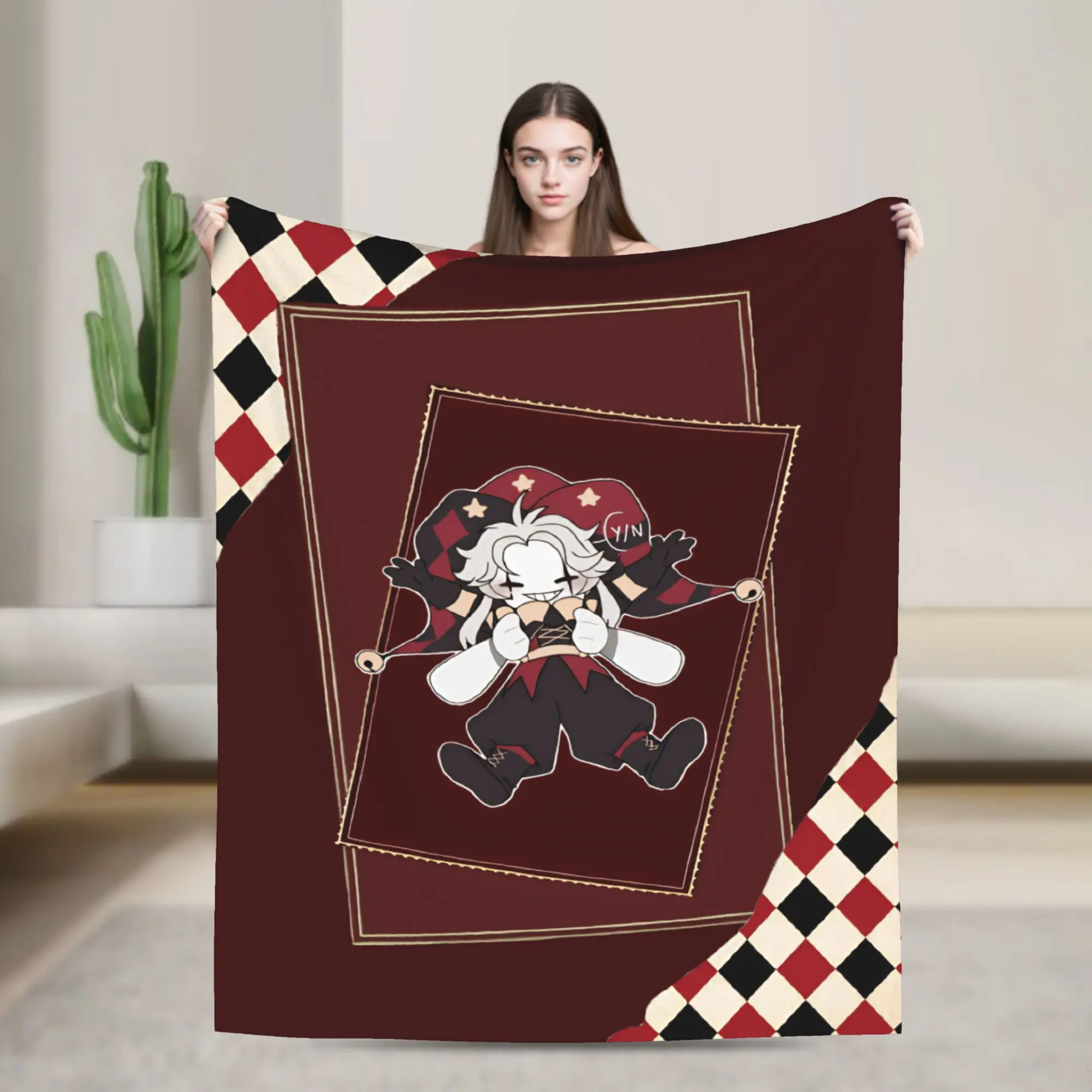 Pierrots The Freak Circus Blankets Coral Fleece Plush  Relax Ultra-Soft Throw Blanket for Bedroom Bedspread