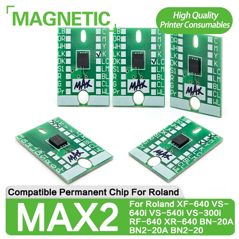 440ML MAX MAX2 MAX3 Ink Cartridge Permanent Chip For Roland XF-640 VS-640i VS-540i VS-300i RF-640 XR-640 BN-20A BN2-20A BN2-20