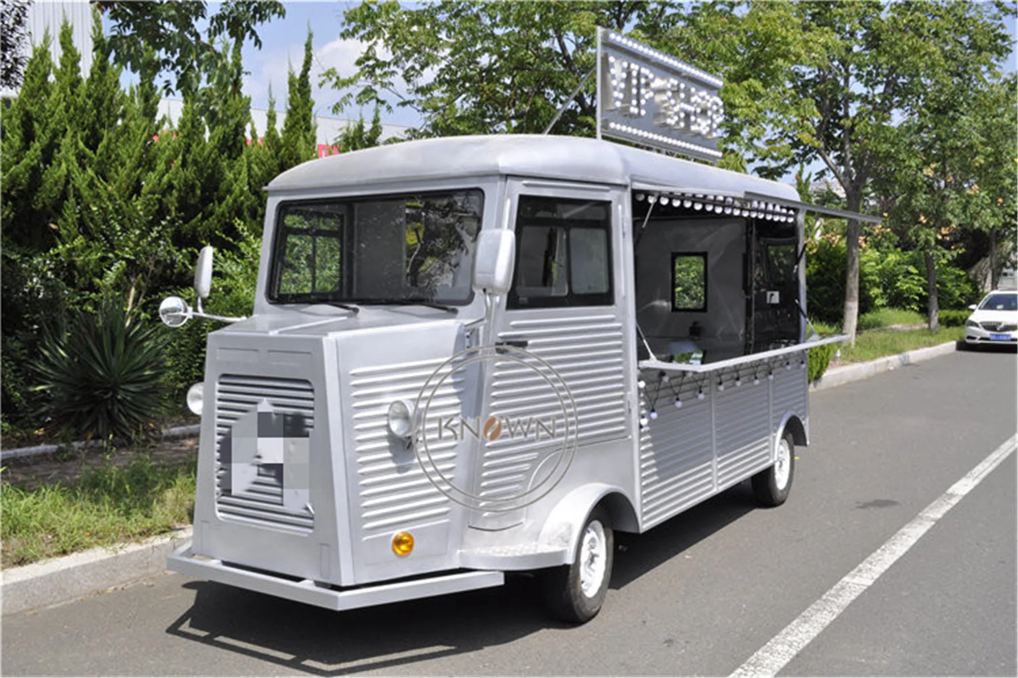 Populaire mobiele elektrische foodtruck Street Breakfast Snack Ice Cream Shop Keukenapparatuur Voedselkar te koop met DOT CE