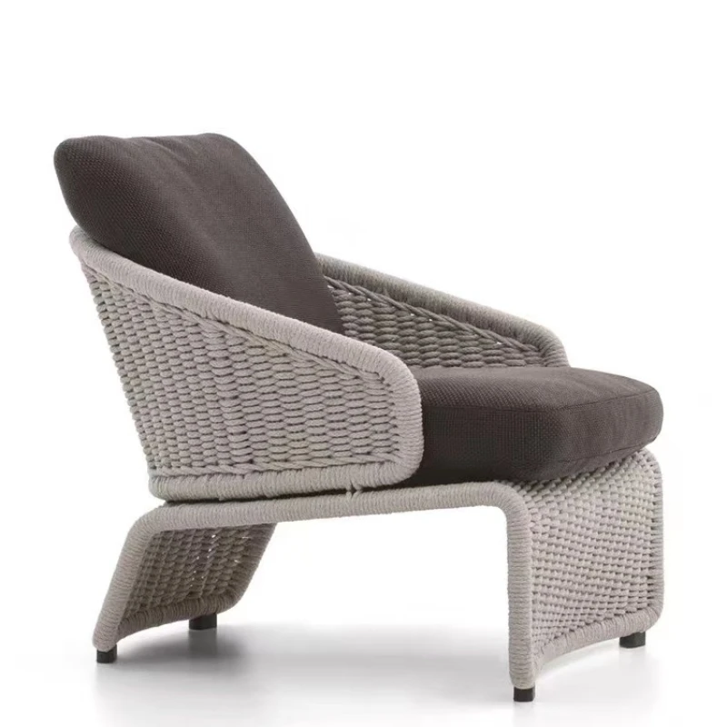 

#Outdoor Furniture Balcony Garden Creative Vine Table and Chair Leisure Garden Villa Vine Chair Model Tenant Hall Lounge Chair