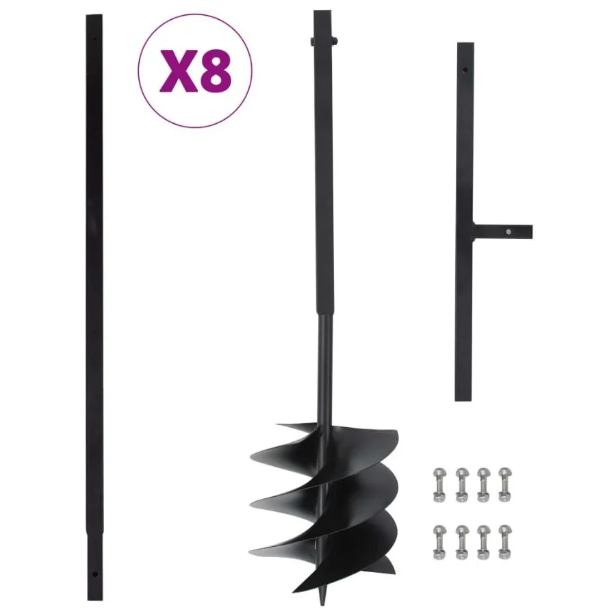 

Ground Drill with Handle 1 with Extension Tube 26.2' Steel
