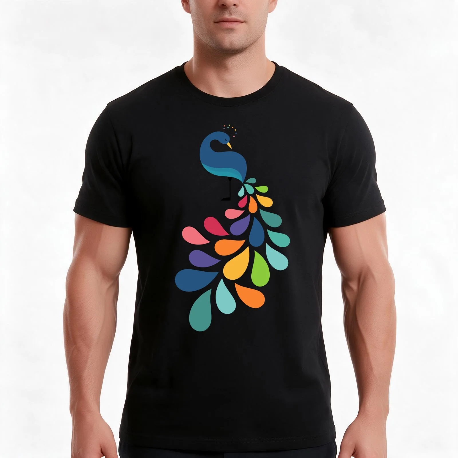 Dreamy Petal T-Shirt, Summer Casual Cotton Tee, Oversized Streetwear Tops, Vintage Graphic Print, Loose Fit Short Sleeve