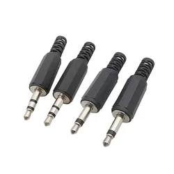 5/10Pcs 3.5mm Male Mono Stereo Audio Plug Jack Connector 2/3 Pole DIY Repair Headphone Adapter Wire Terminals