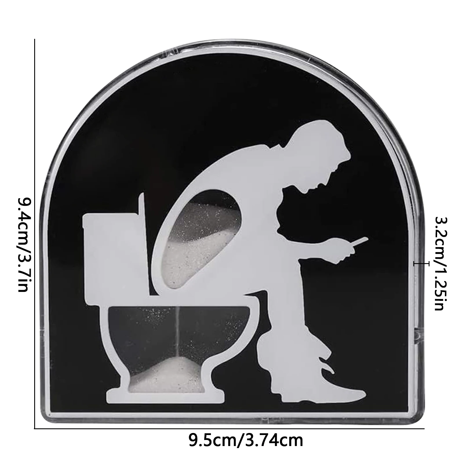 2025 جديد 5 دقائق الساعة الرملية المرحاض الساعة الرملية الموقت الإبداعية المرحاض الساعة الرملية ، أداة توقيت فرشاة الأطفال ، حديقة المنزل #3