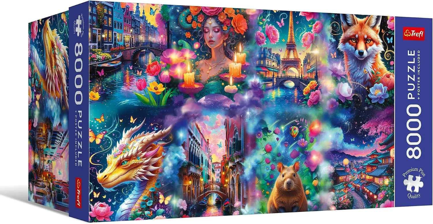 Colorful World - 8000 Piece Puzzle 71.1