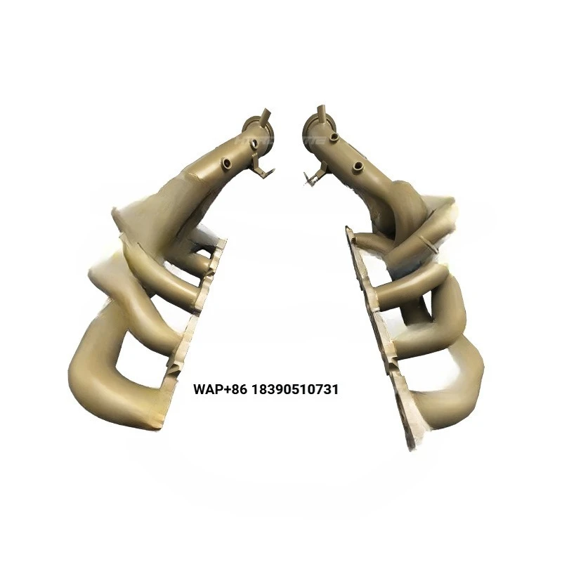 Exhaust Manifold Head for Huracan EVO 5.2 2019-2024 High Flow Direct Exhaust Pipe with Heat Shield