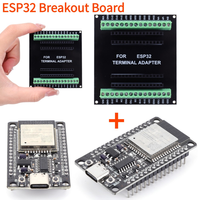 ESP-WROOM-32 ESP32-S Development Board Type C ESP32 Bluetooth Wifi ESP32 Nodemcu Bluetooth Module + ESP32 Breakout Board
