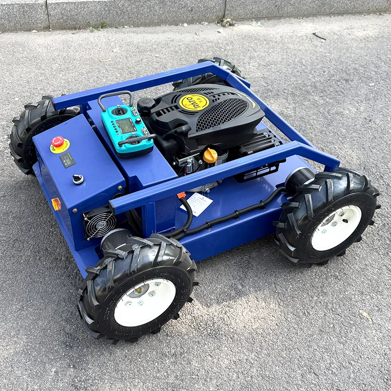 Maßgeschneiderter ferngesteuerter Rasenmäher, Freischneider, Motor, Rasenmäher, Raupe, Rasenmäher