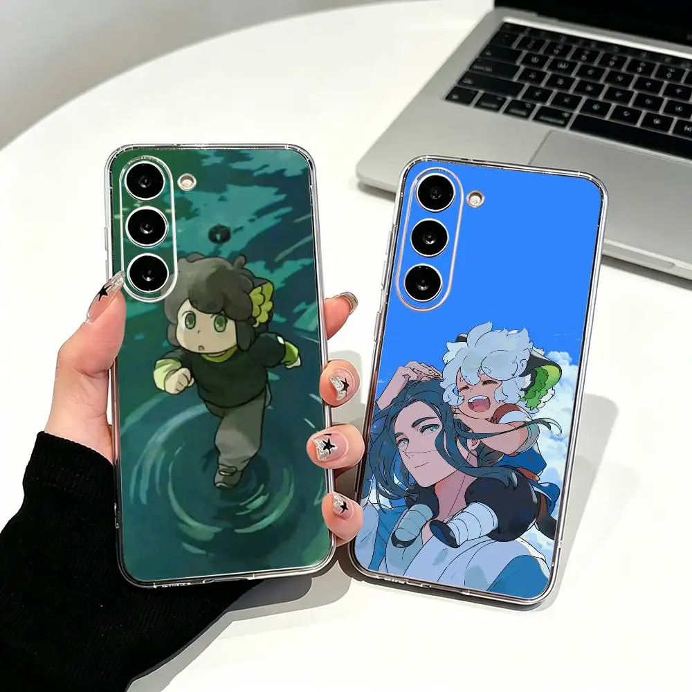 Anime LuoO X-Xiaohei Clear Phone Case for Samsung Galaxy A71, A70, A52, A51, A40, A30