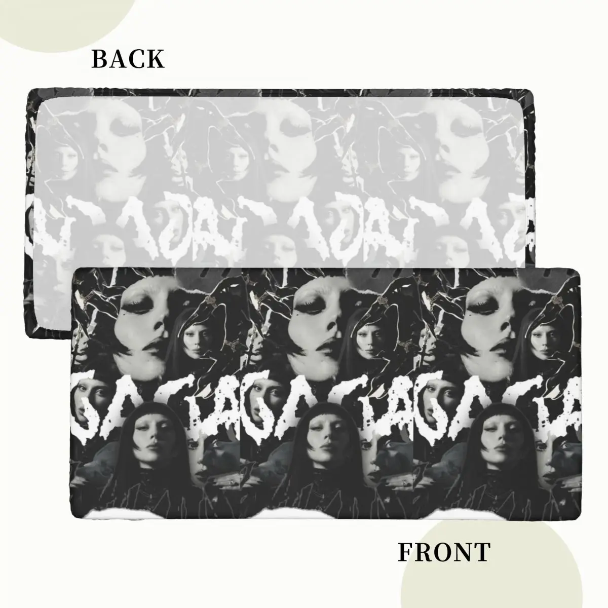 Lady Gaga Mayhem Album Customized Rectangular Tablecloth Waterproof Table Cover for Dining Events Table Cloth