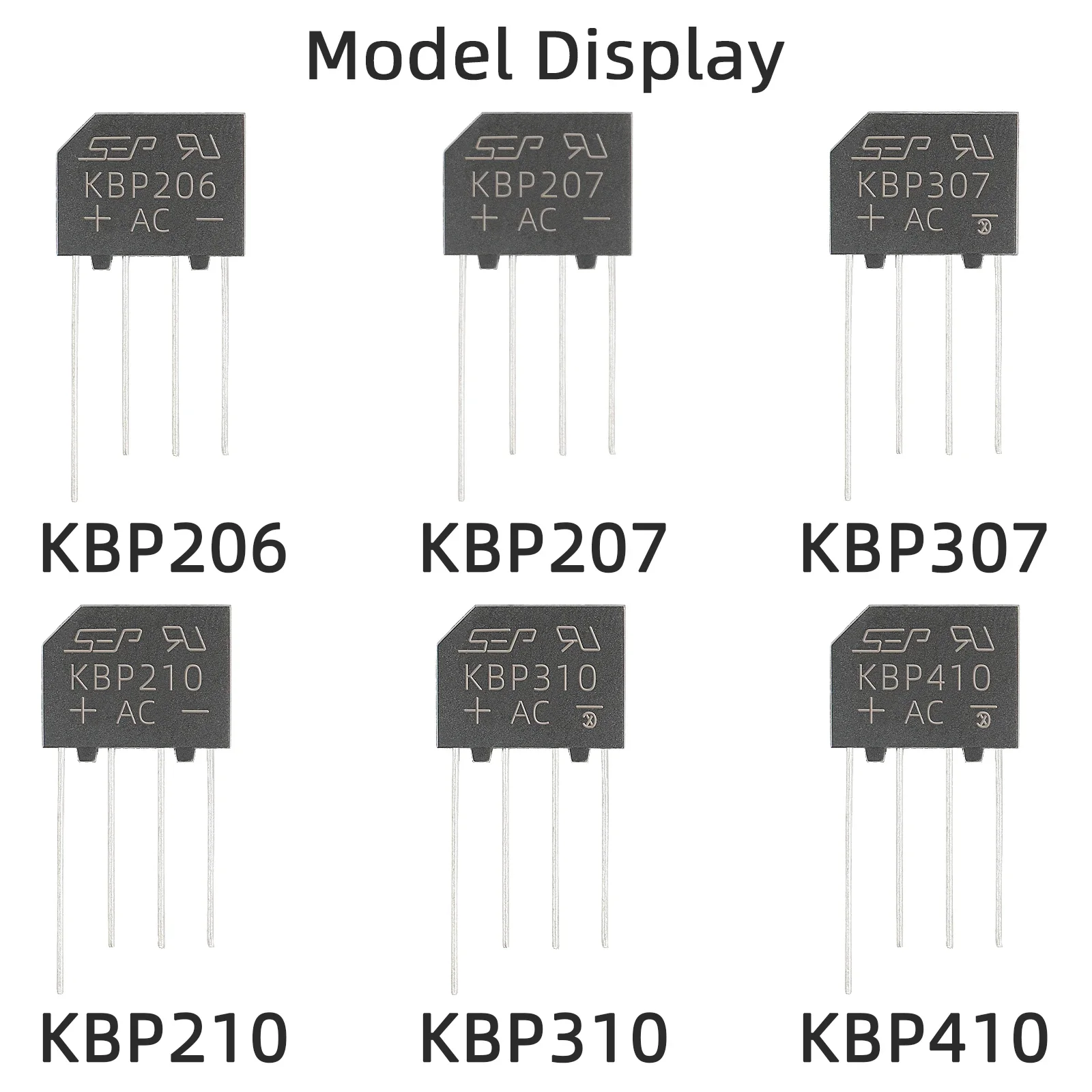 5szt/10szt Mostek prostowniczy KBP307 KBP210 KBP206 KBP207 KBP310 KBP410 Dioda mocy Komponenty elektroniczne