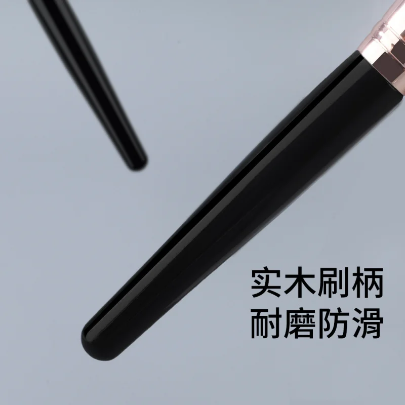 Único sombreamento pó fundação elegante tubo oblíquo escova redonda obliquebfrost traceless à prova de manchas contorno de maquiagem